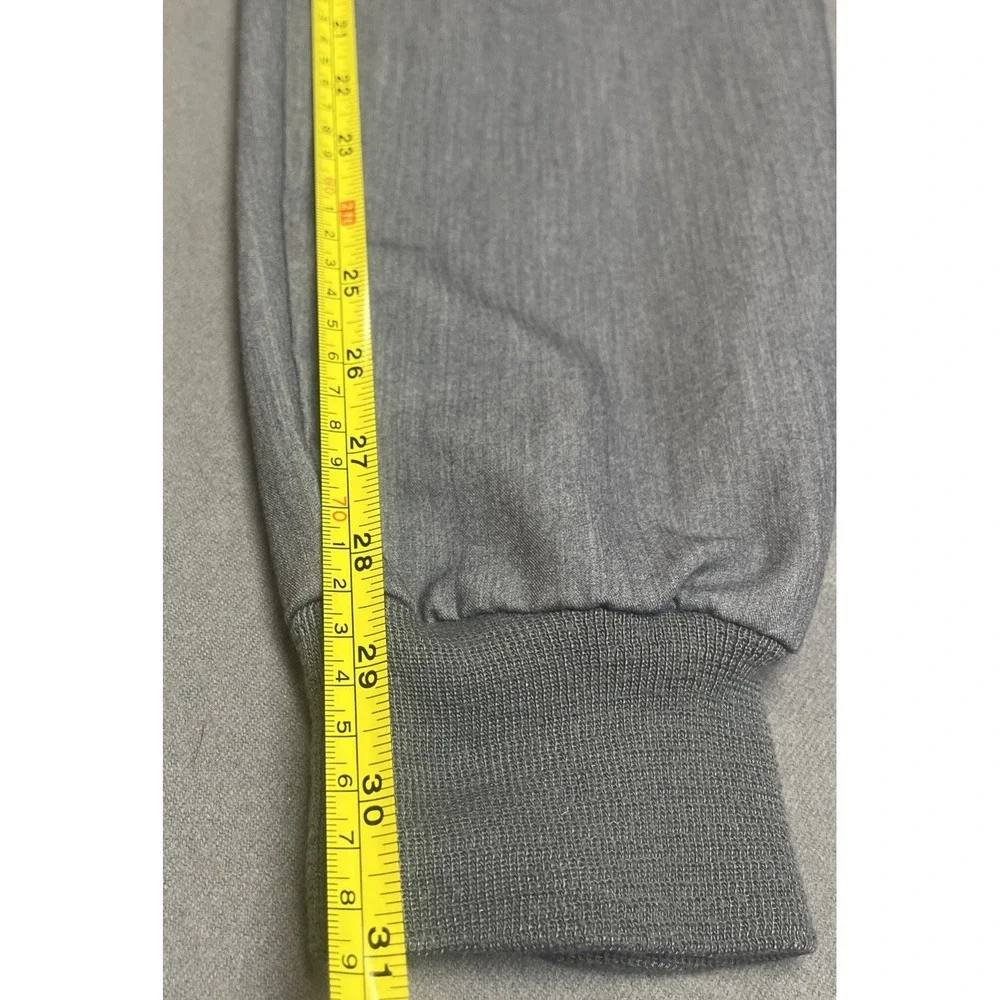 FIGS Technical Collection Jogger Scrub Pants M/T Grey Heathered Comfort Fit